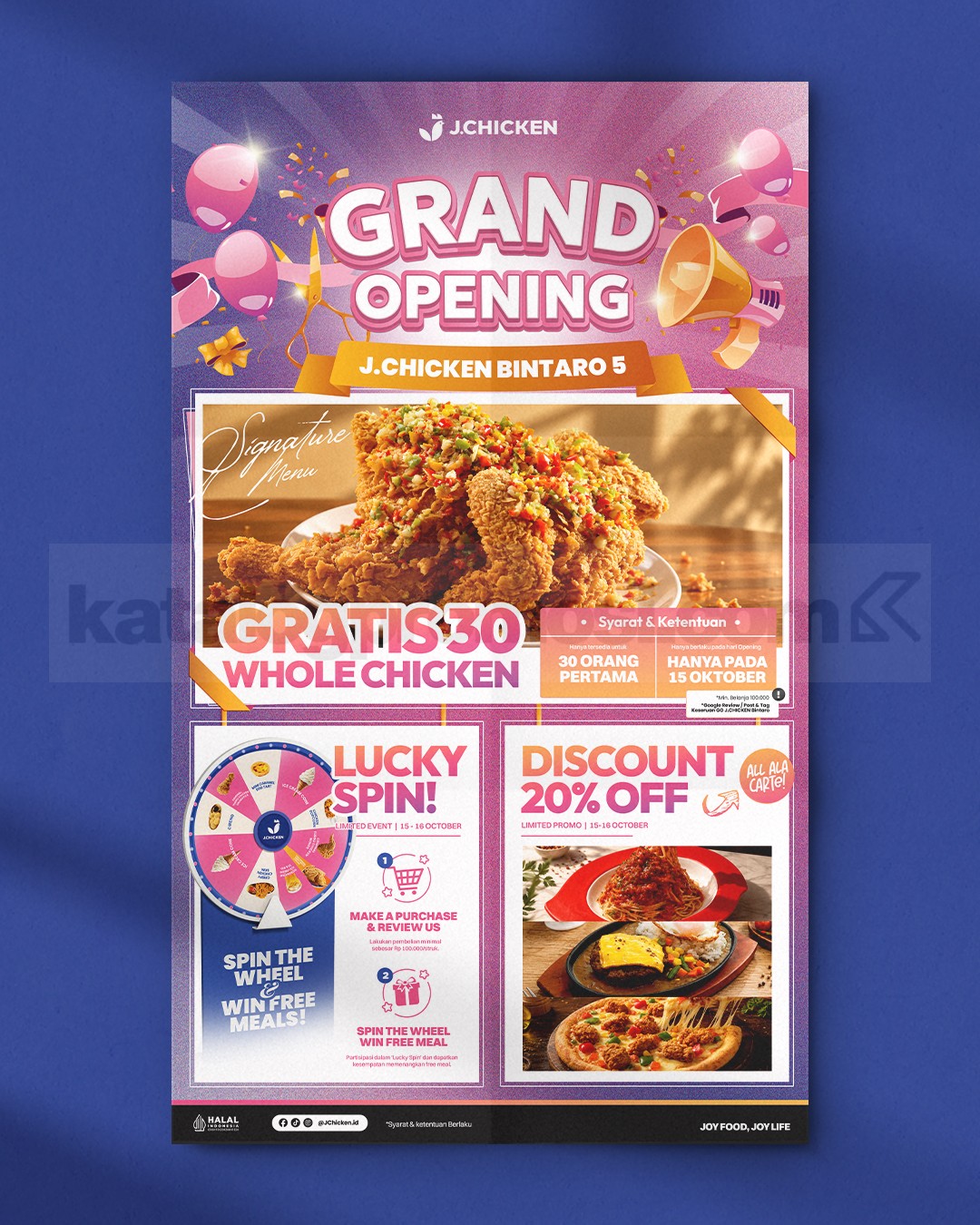 Promo Grand Opening J.CHICKEN Bintaro Gratis Whole Chicken Promo Grand Opening J.CHICKEN Bintaro Gratis Whole Chicken 1
