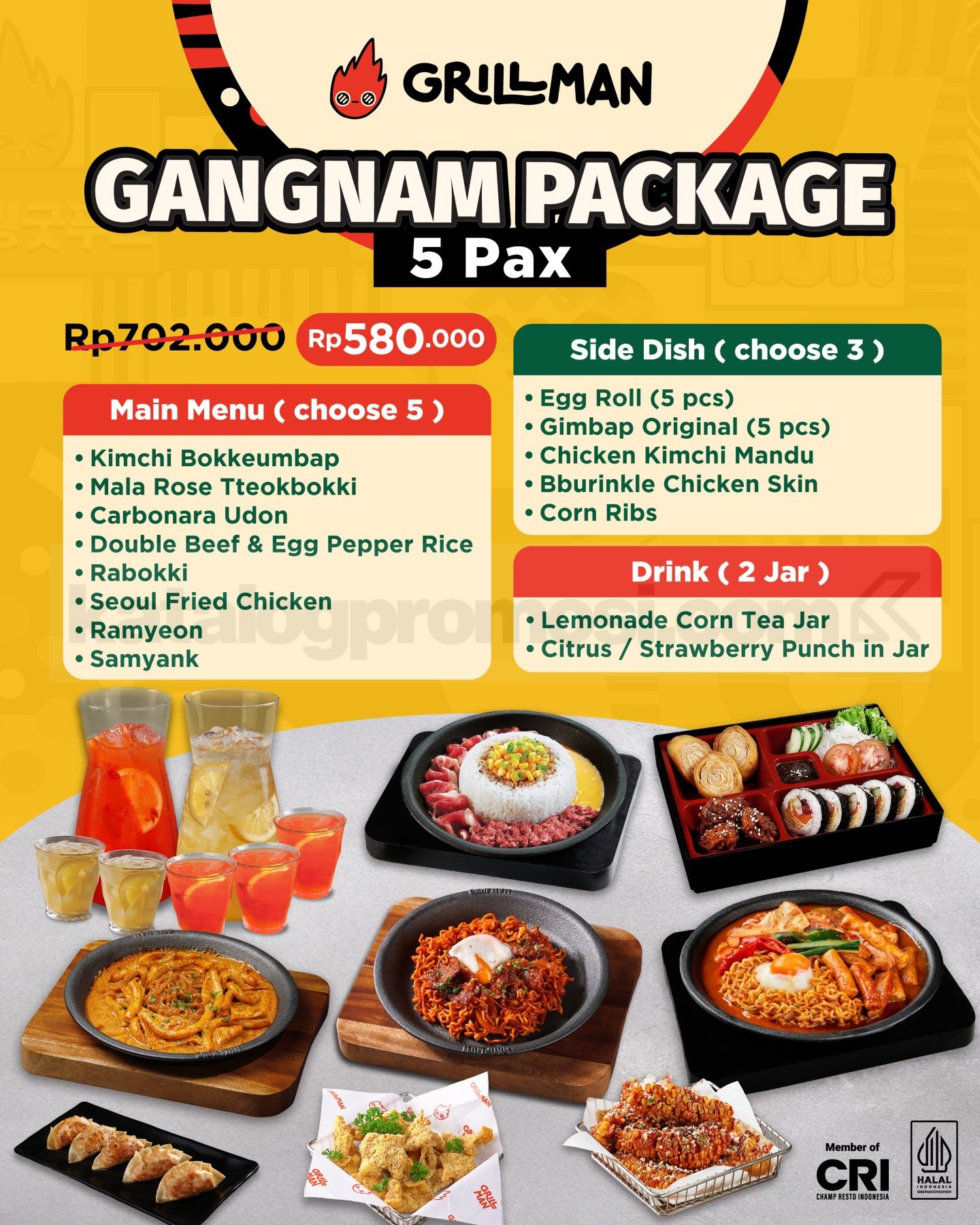 Promo GRILLMAN Group Package mulai Rp 285.000 Promo GRILLMAN Group Package mulai Rp 285.000 1
