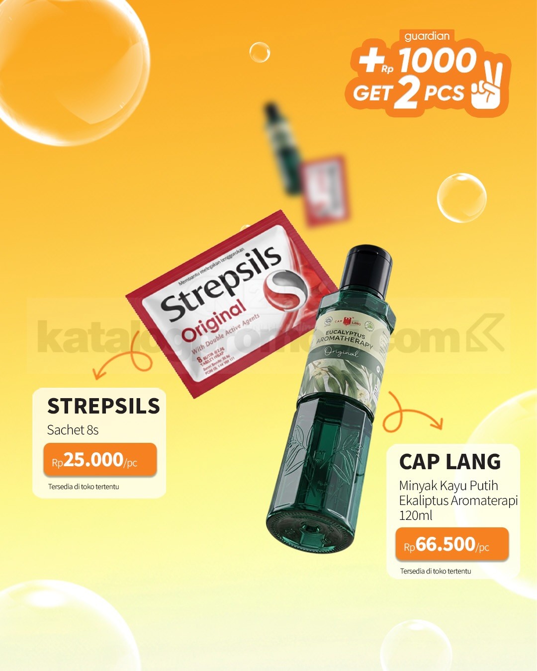 PROMO GUARDIAN SUPER HEMAT MINGGUAN - TAMBAH +Rp. 1.000 DAPAT 2 PRODUK