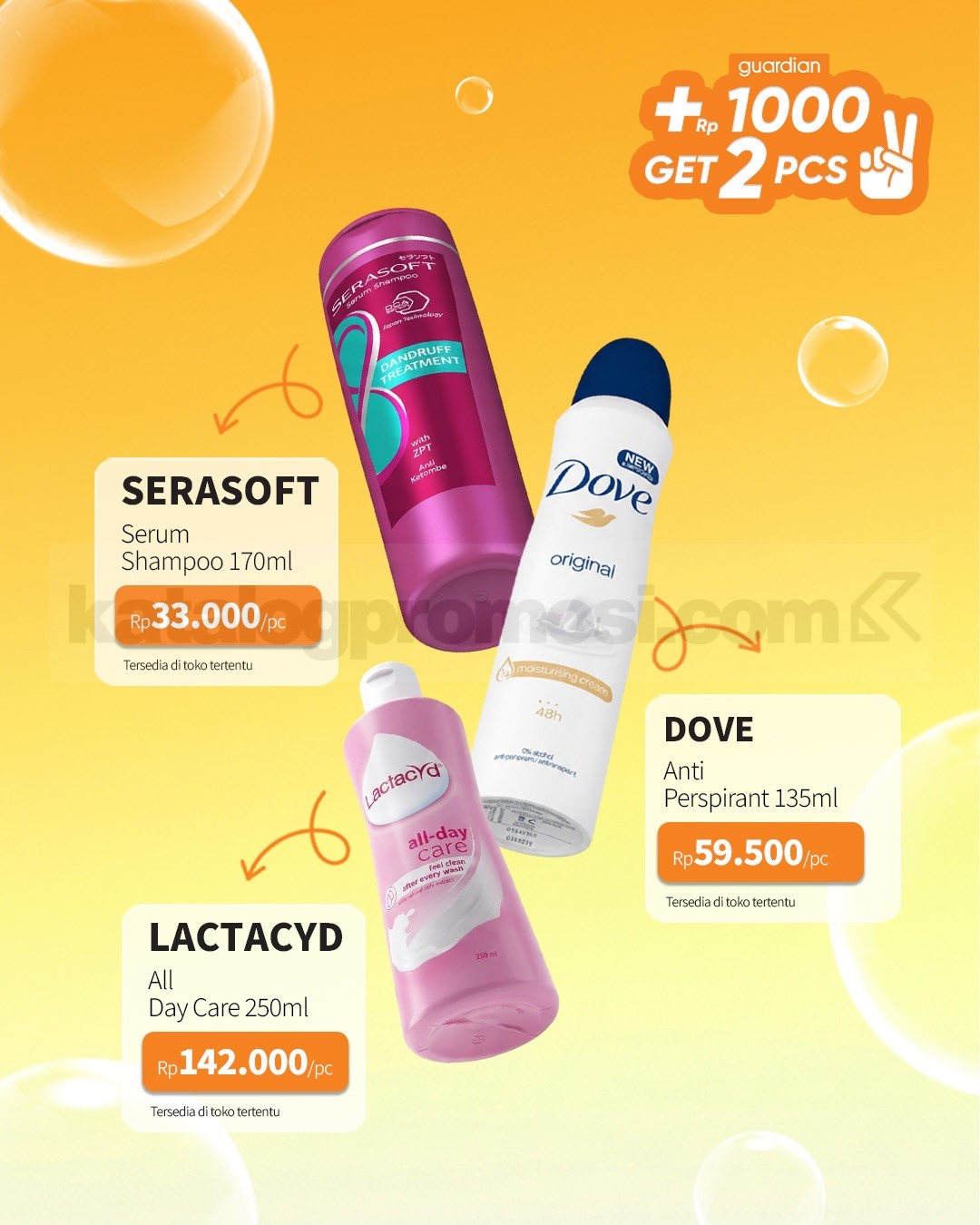 PROMO GUARDIAN SUPER HEMAT MINGGUAN - TAMBAH +Rp. 1.000 DAPAT 2 PRODUK