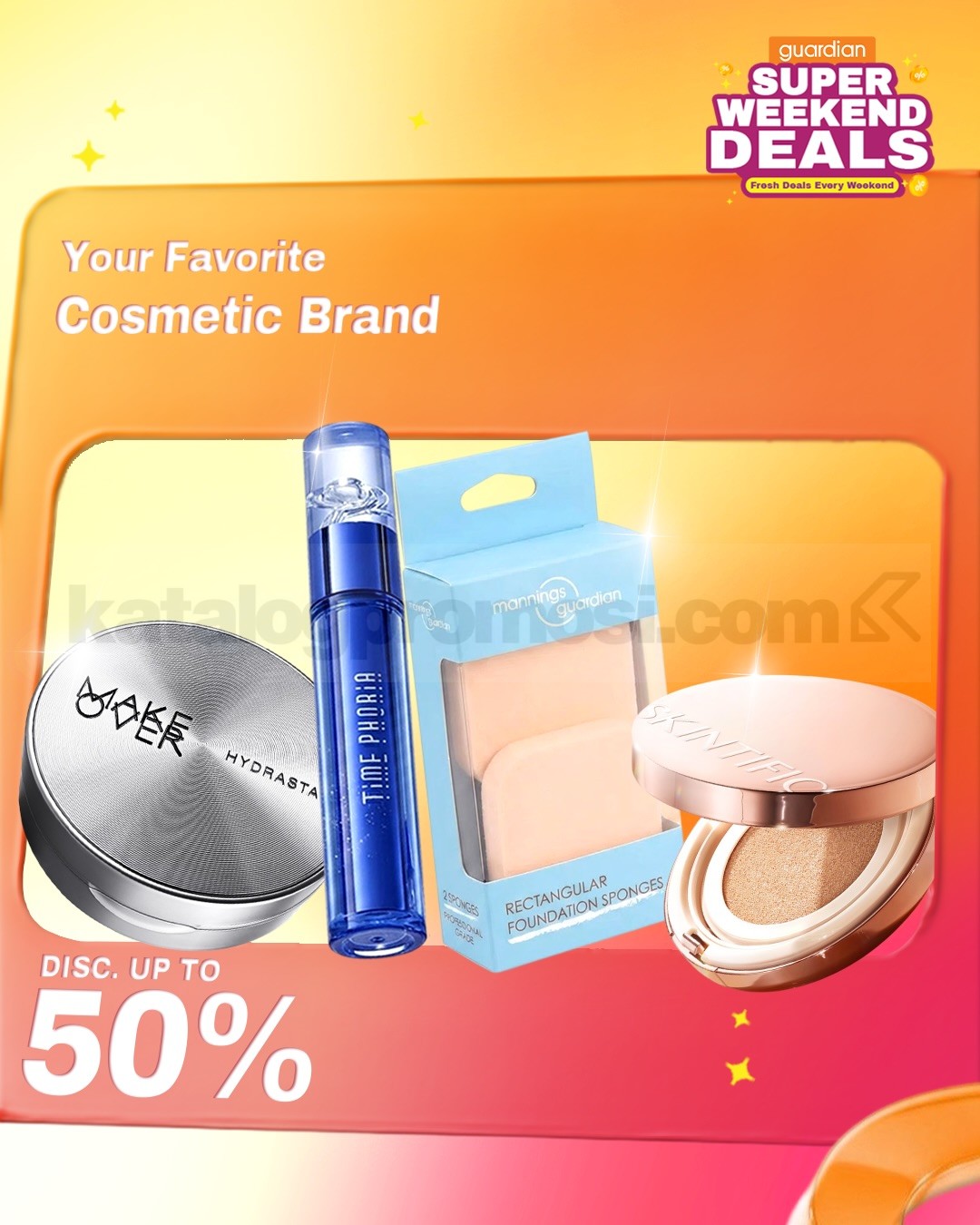 Promo Guardian Super Weekend Deals Diskon hingga 50%