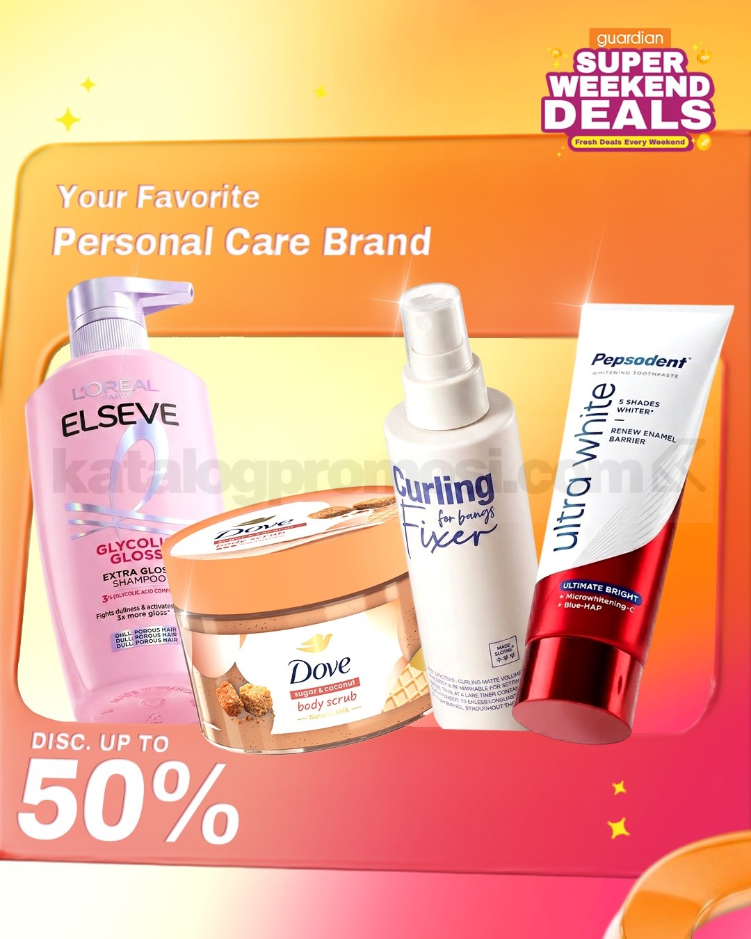 Promo Guardian Super Weekend Deals Diskon hingga 50%