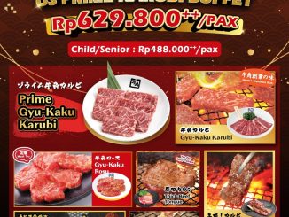 Promo Gyu-Kaku NEW US Prime Karubi Buffet mulai Rp. 629.800 dengan unlimited Prime Gyu-Kaku Karubi