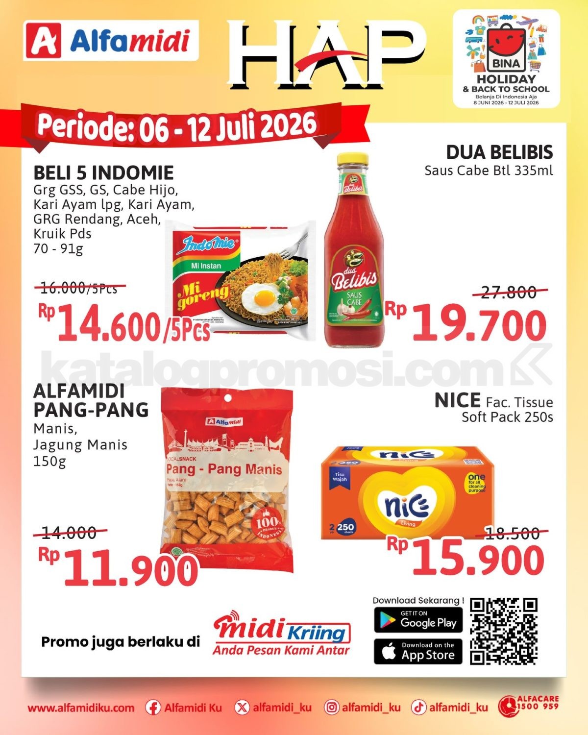 Promo HAP ALFAMIDI periode 06-12 Juli 2026