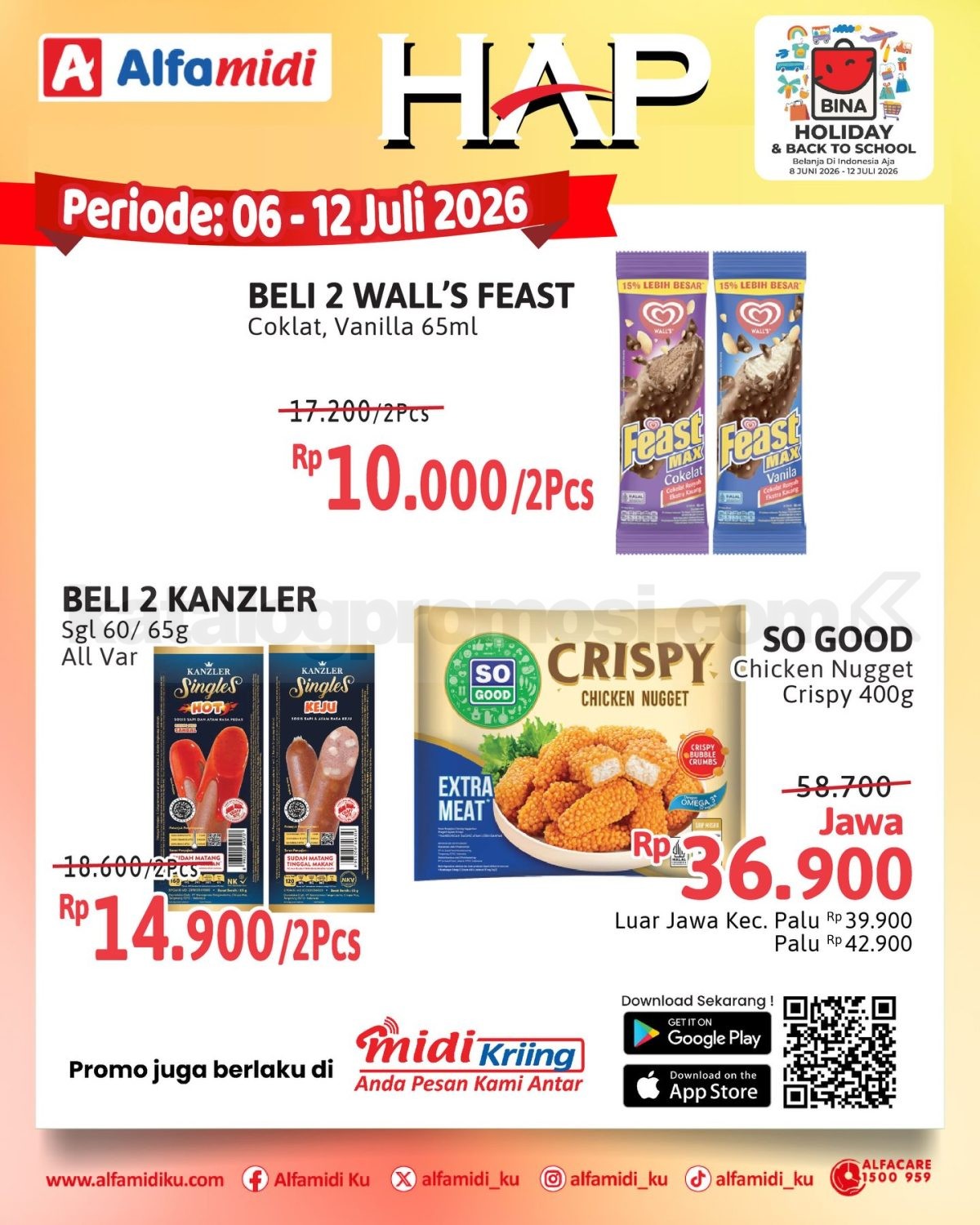 Promo HAP ALFAMIDI periode 06-12 Juli 2026