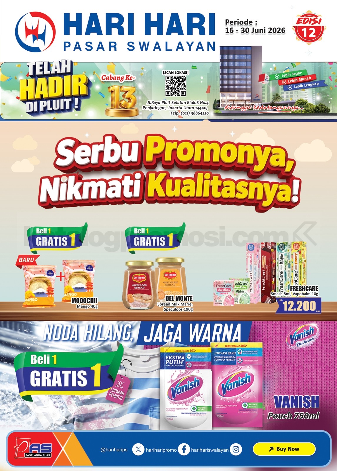 Promo Hari Hari Pasar Swalayan Katalog 16-30 Juni 2026
