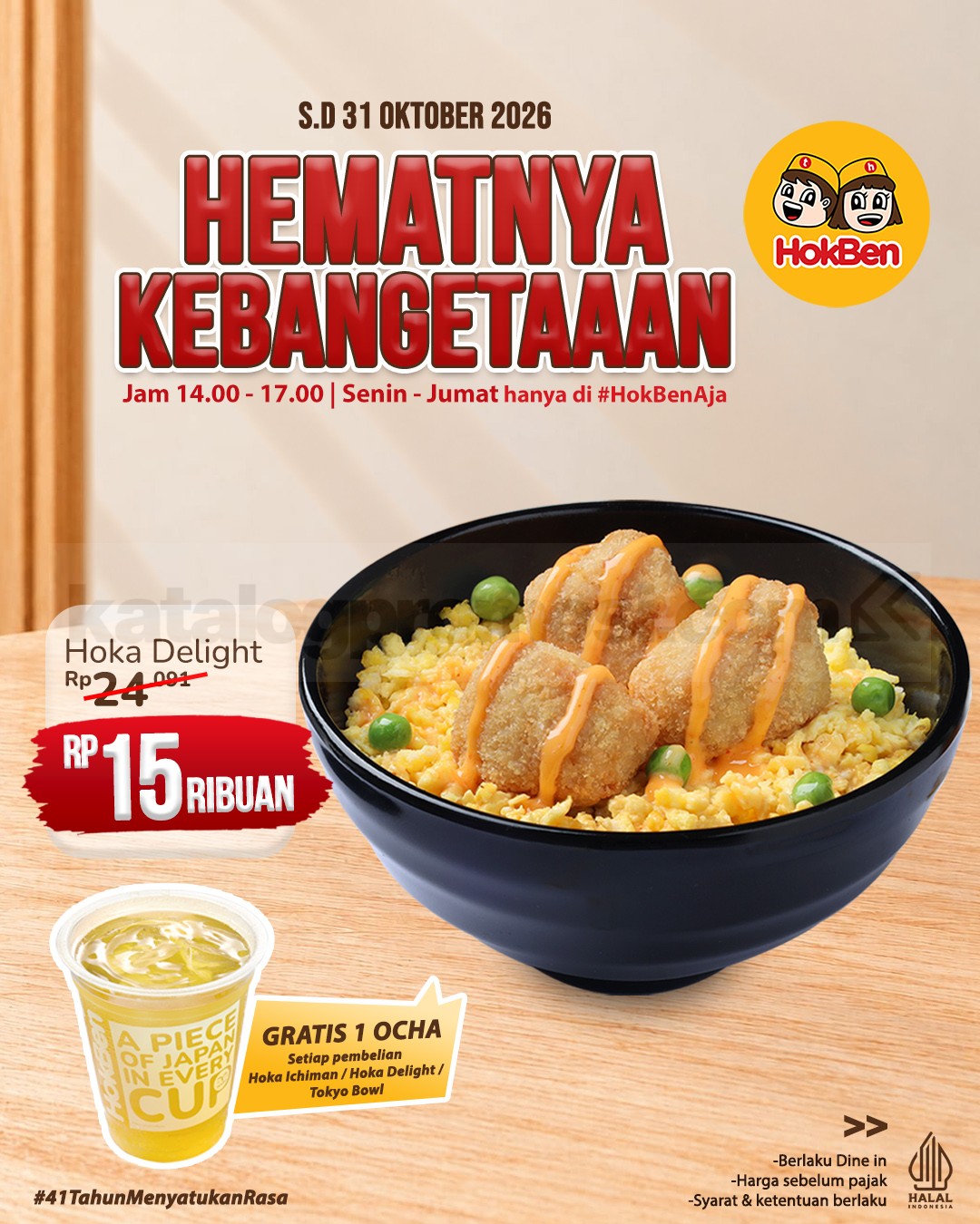 Promo HokBen Happy Hour Menu Favorit mulai Rp10.000 Promo HokBen Happy Hour Menu Favorit mulai Rp10.000 1