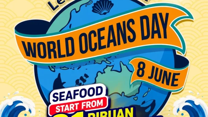 Promo HokBen World Ocean Day Menu Favorit mulai Rp. 31.819 dengan bonus HokBen Rice setiap pembelian menu seafood
