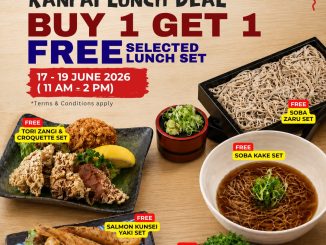 Promo Hokkaido Izakaya 9 Anniversary Beli 1 Gratis 1 dengan Selected Lunch Set dan Dinner Rewards