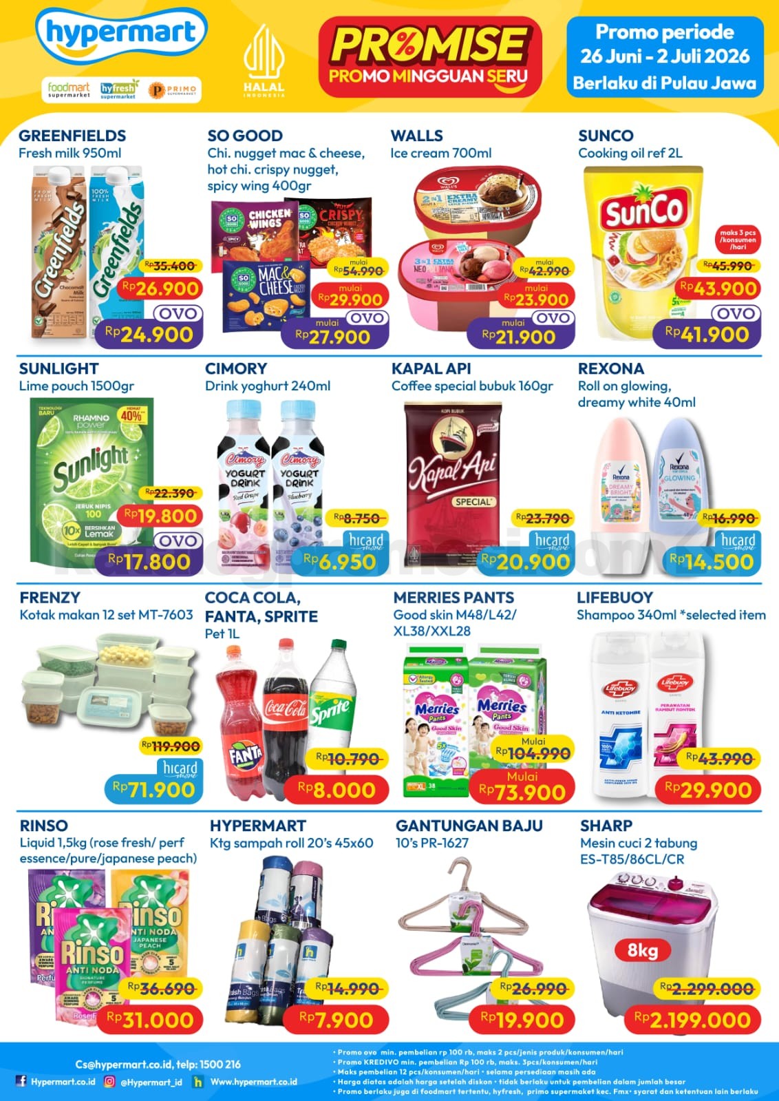 Promo Hypermart Weekday 29 Juni - 02 Juli 2026