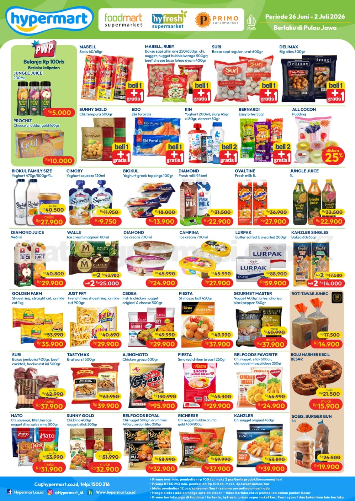 Promo Hypermart Weekday 29 Juni - 02 Juli 2026