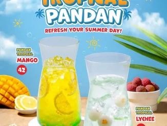 Promo Ichiban Sushi NEW Tropical Pandan harga Rp. 42.000 dengan pilihan Pandan Tropical Mango dan Lychee