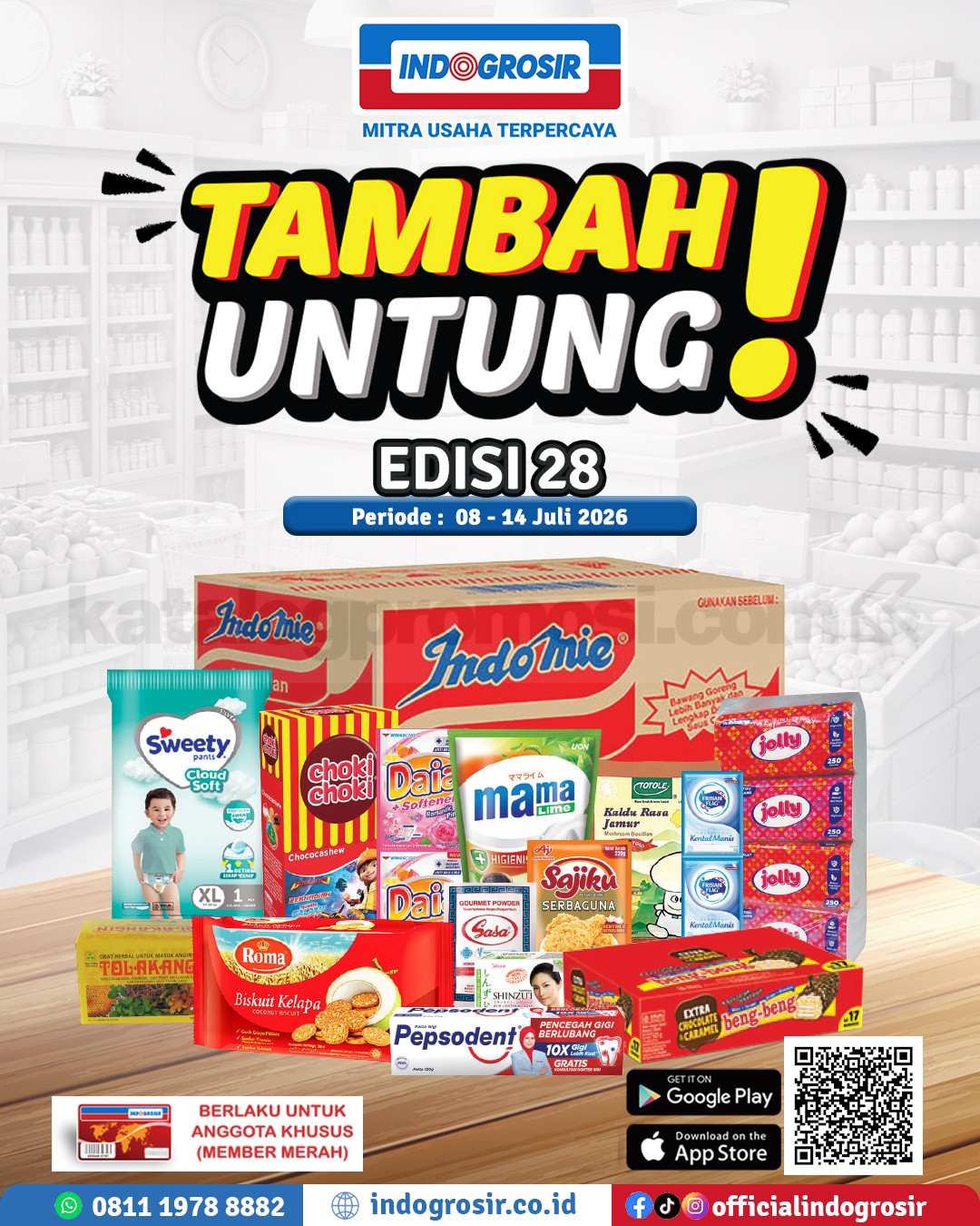 Promo Indogrosir TAMBAH UNTUNG 08-14 Juli 2026