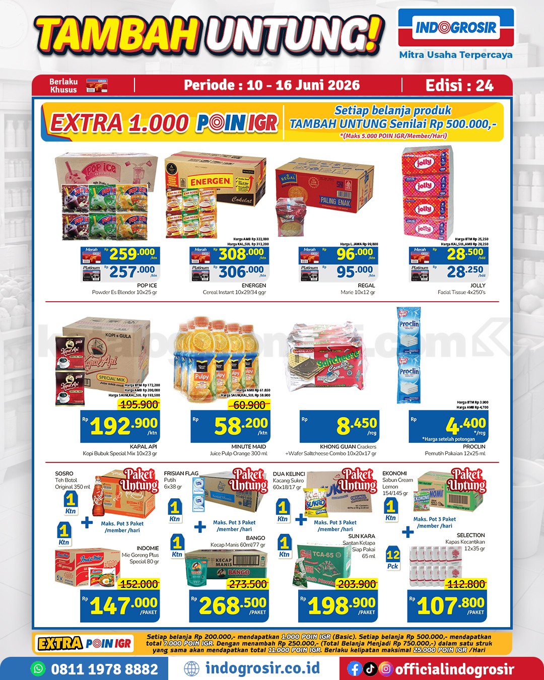 Promo Indogrosir TAMBAH UNTUNG 10-16 Juni 2026