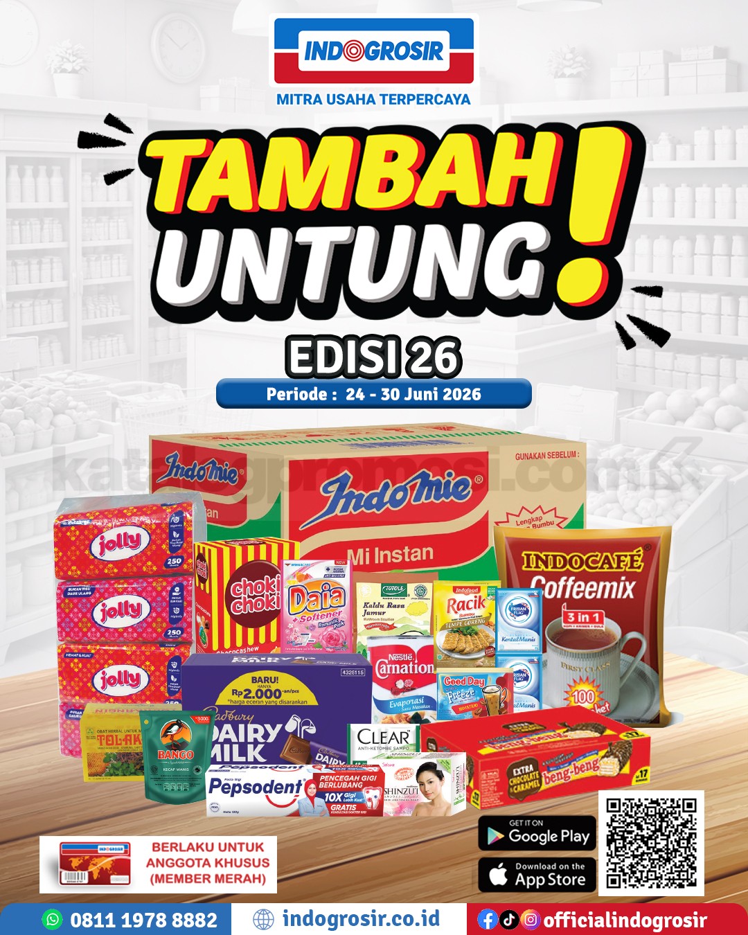 Promo Indogrosir TAMBAH UNTUNG 24-30 Juni 2026