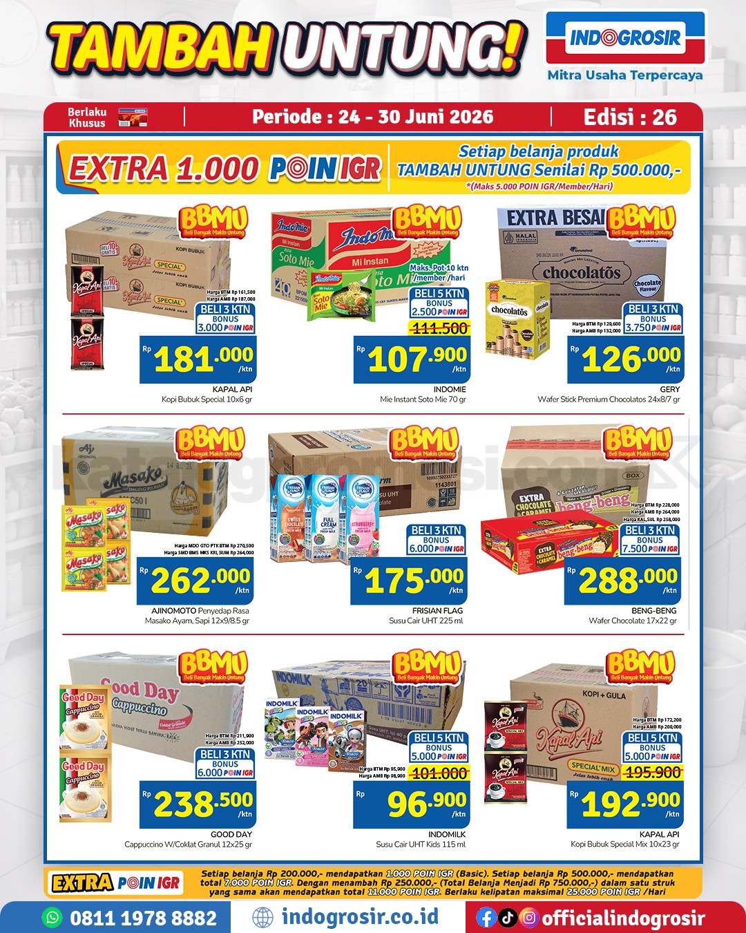 Promo Indogrosir TAMBAH UNTUNG 24-30 Juni 2026 Promo Indogrosir TAMBAH UNTUNG 24-30 Juni 2026 5