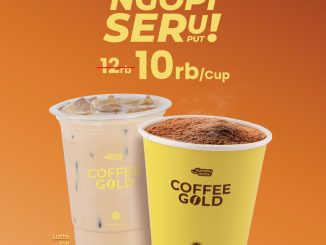 Promo Indomaret Coffee Gold Ngopi Seruput Rp. 10.000 untuk Latte Ice dan Tiramisu Latte Hot