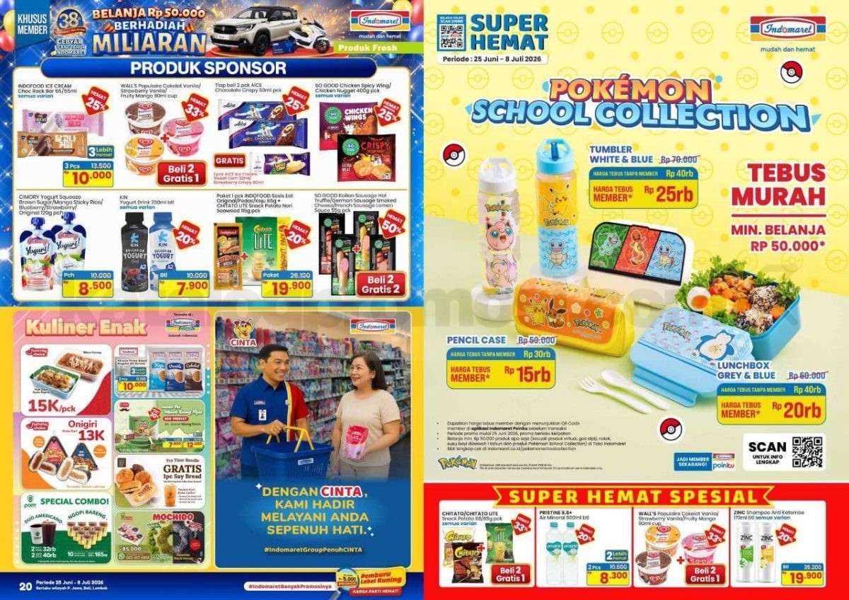 Promo Indomaret Katalog Terbaru 25 Juni - 08 Juli 2026