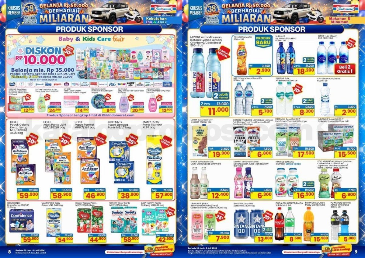 Promo Indomaret Katalog Terbaru 25 Juni - 08 Juli 2026