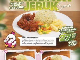 Promo JChicken NEW! Nasi Daun Jeruk Series mulai Rp. 8.182 dengan ayam crispy