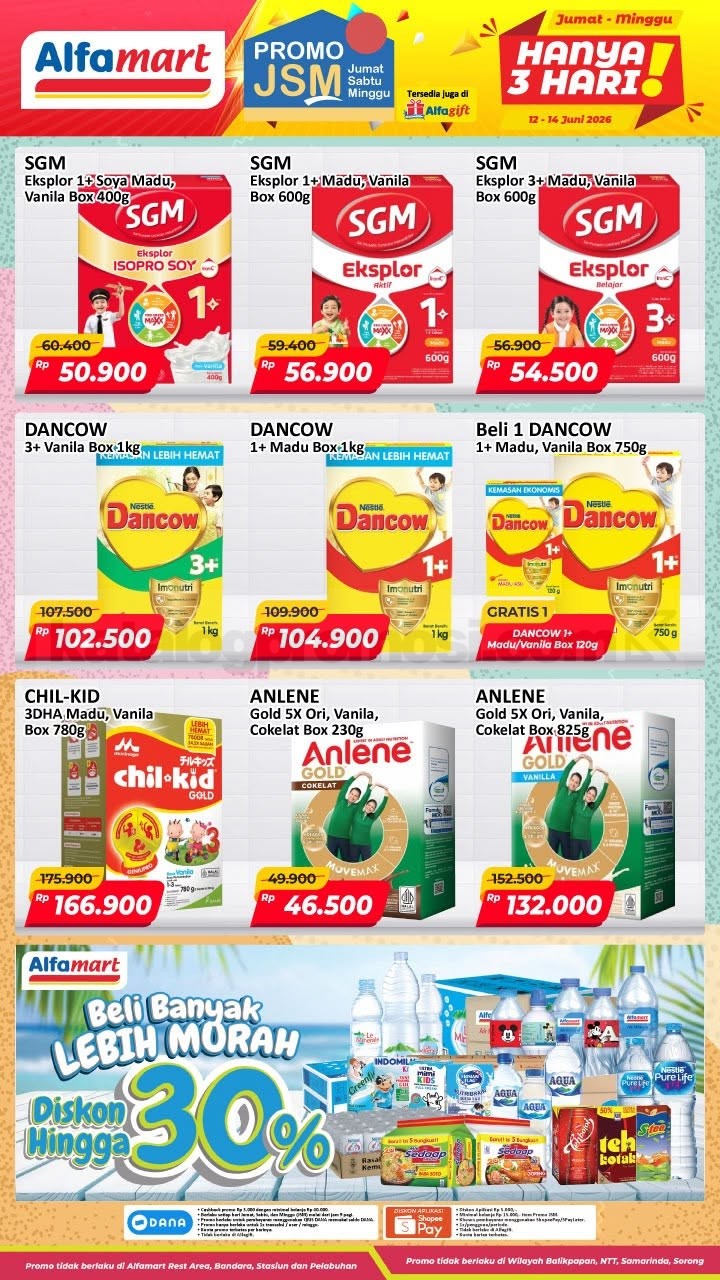Promo JSM ALFAMART MINGGU INI 12-14 Juni 2026