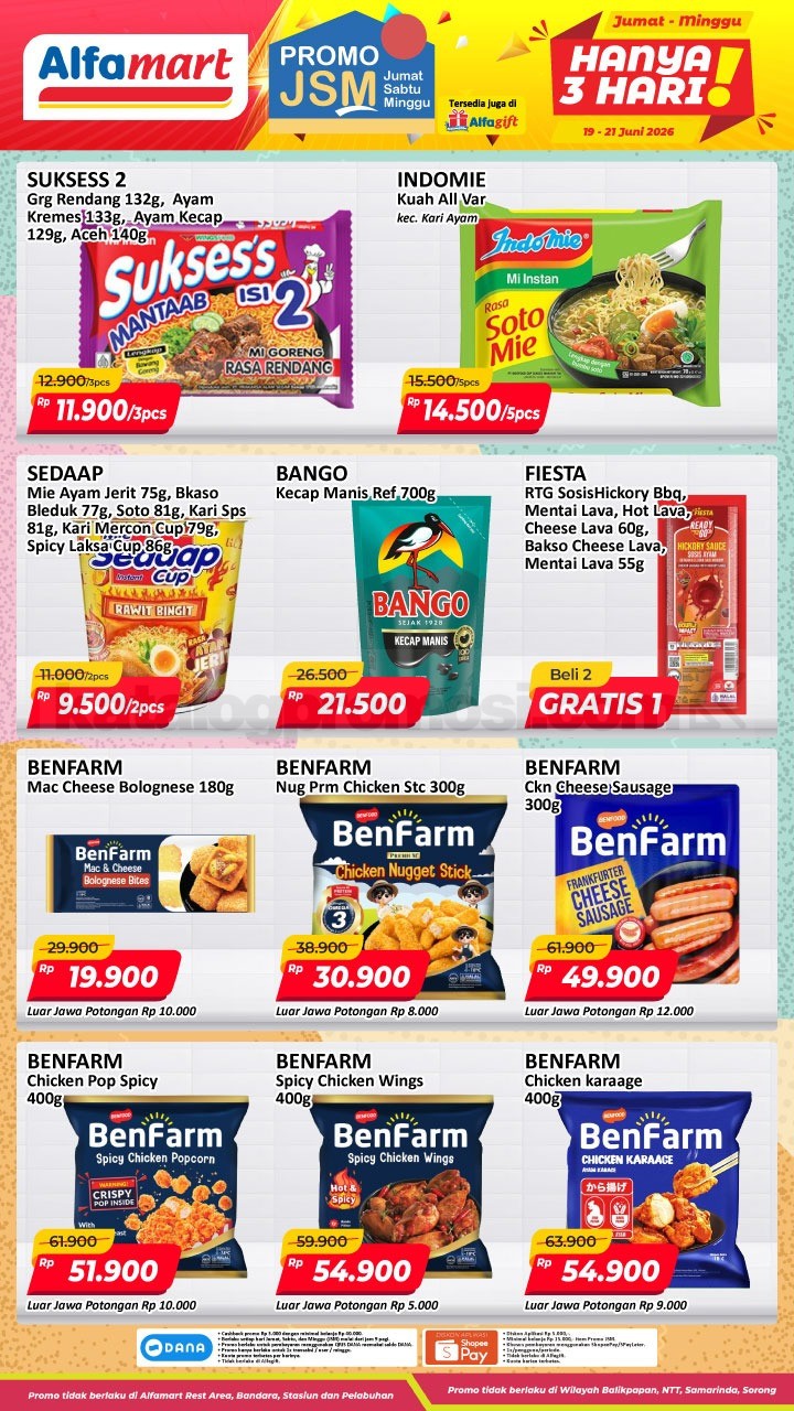 Promo JSM ALFAMART MINGGU INI 19-21 Juni 2026