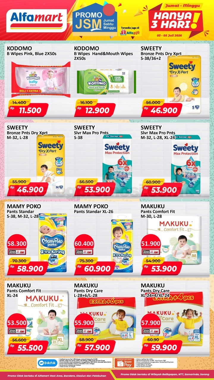 Promo JSM ALFAMART MINGGU INI 03-05 Juli 2026