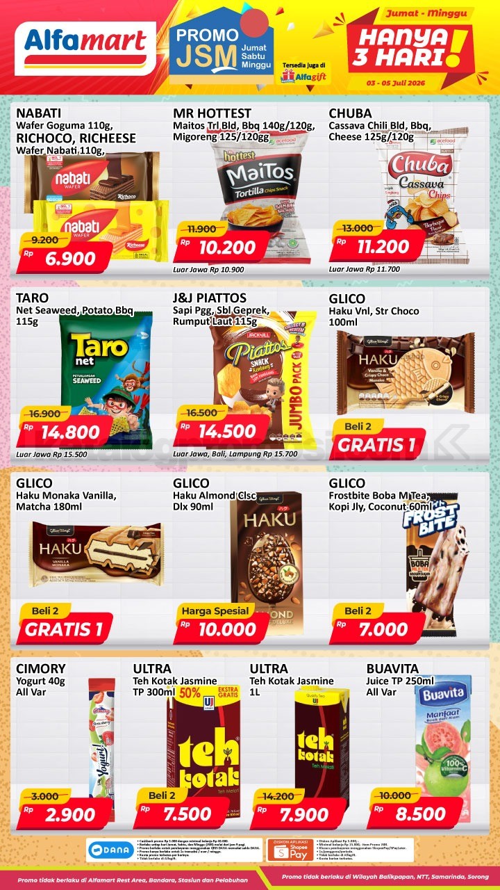 Promo JSM ALFAMART MINGGU INI 03-05 Juli 2026