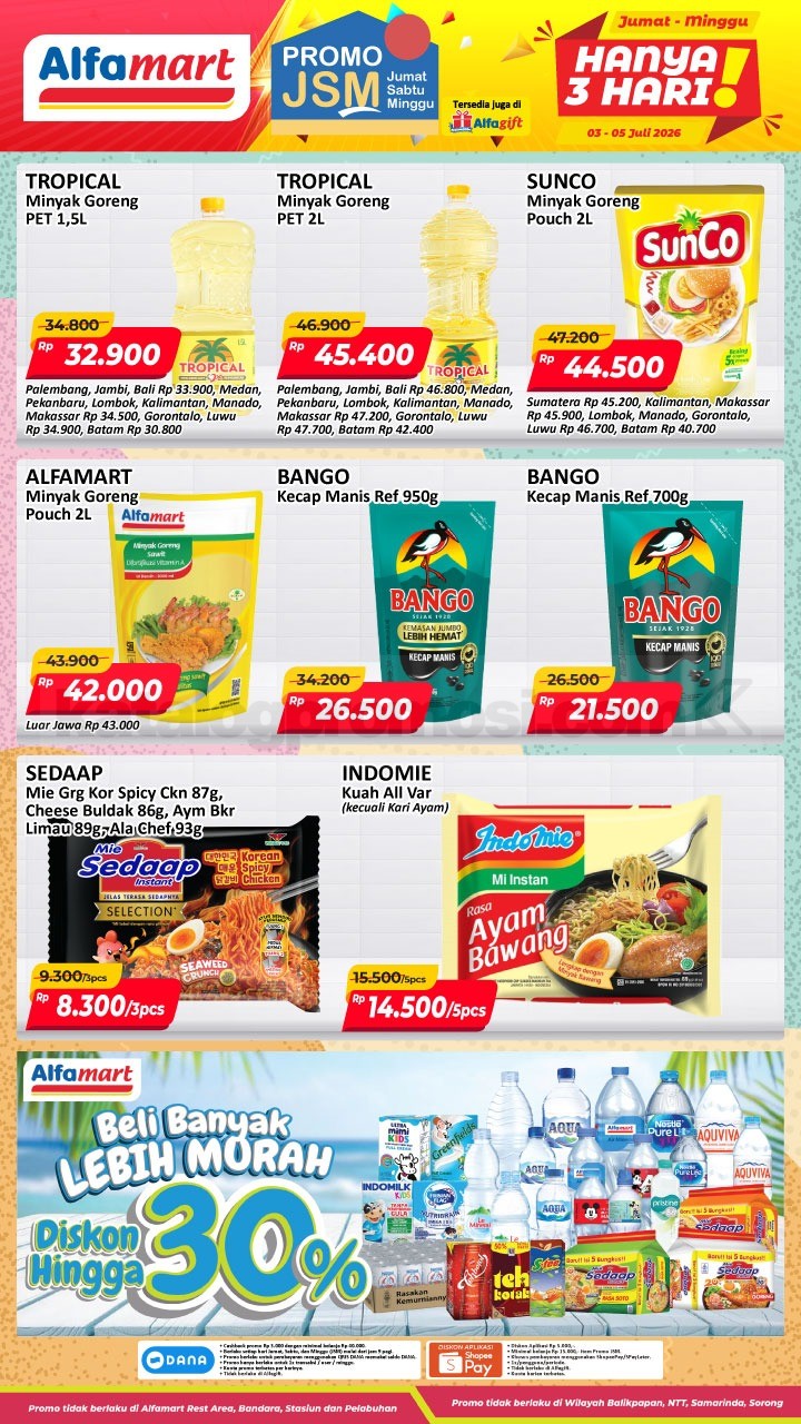 Promo JSM ALFAMART MINGGU INI 03-05 Juli 2026