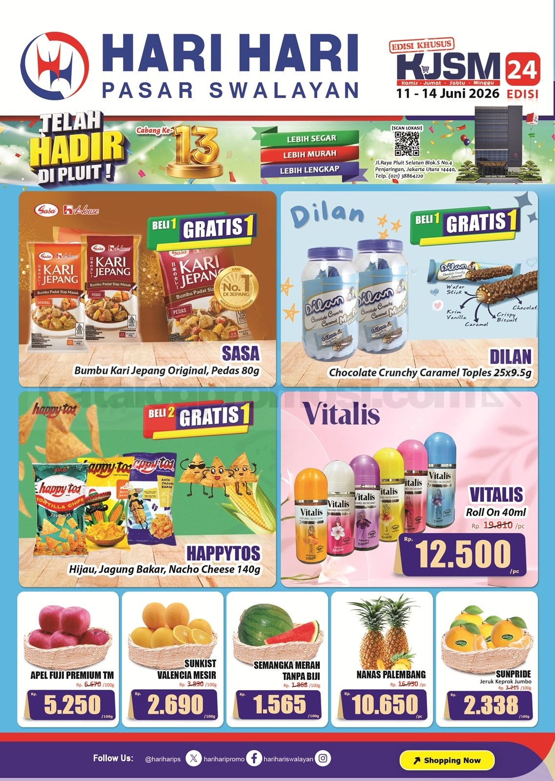 Promo JSM Hari Hari Swalayan 11-14 Juni 2026