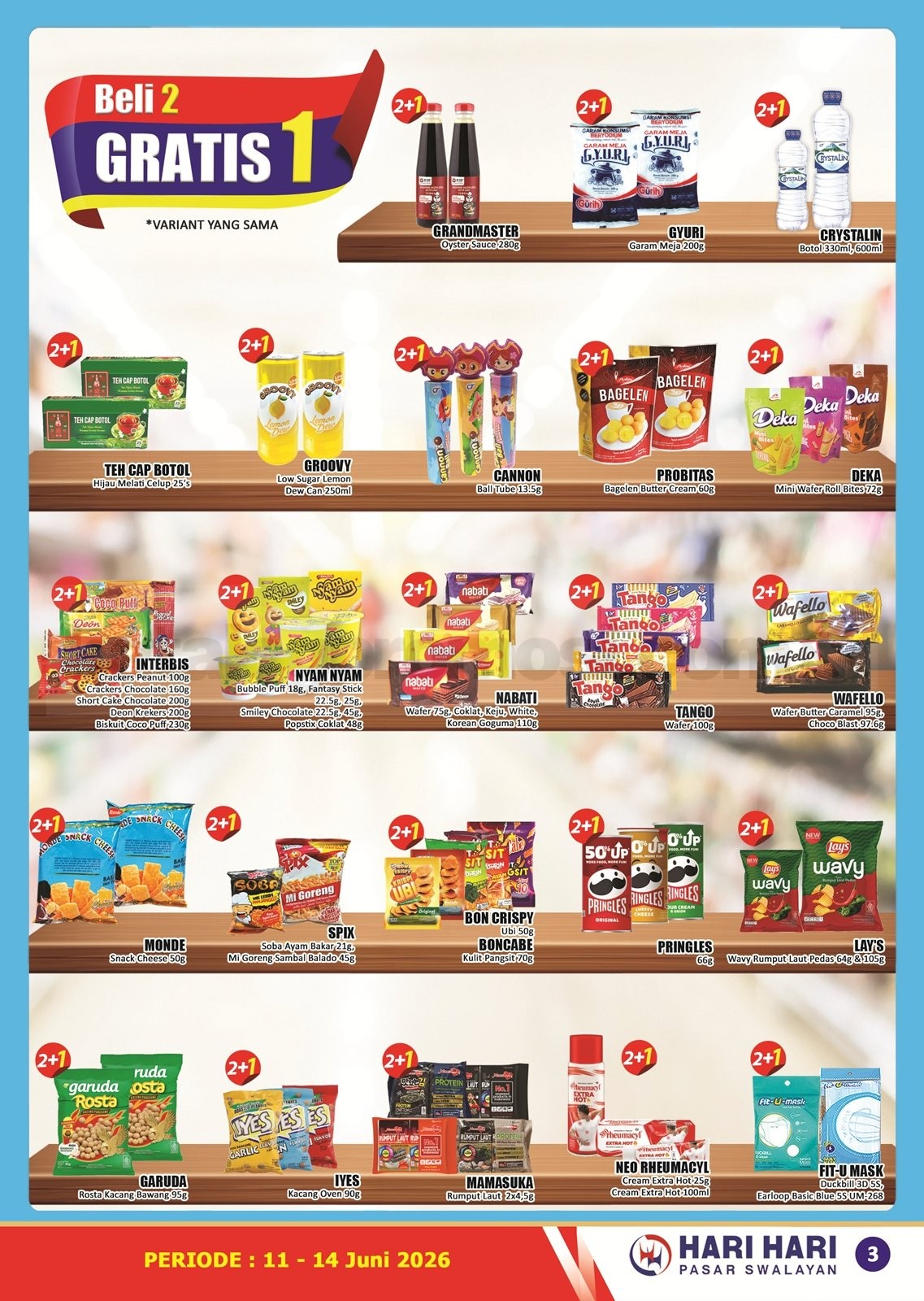 Promo JSM Hari Hari Swalayan 11-14 Juni 2026
