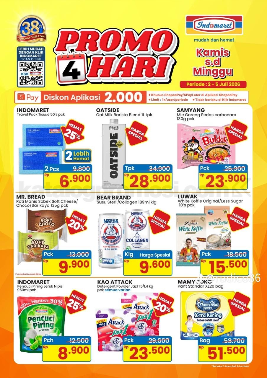 Promo JSM INDOMARET MINGGU INI 02-05 Juli 2026