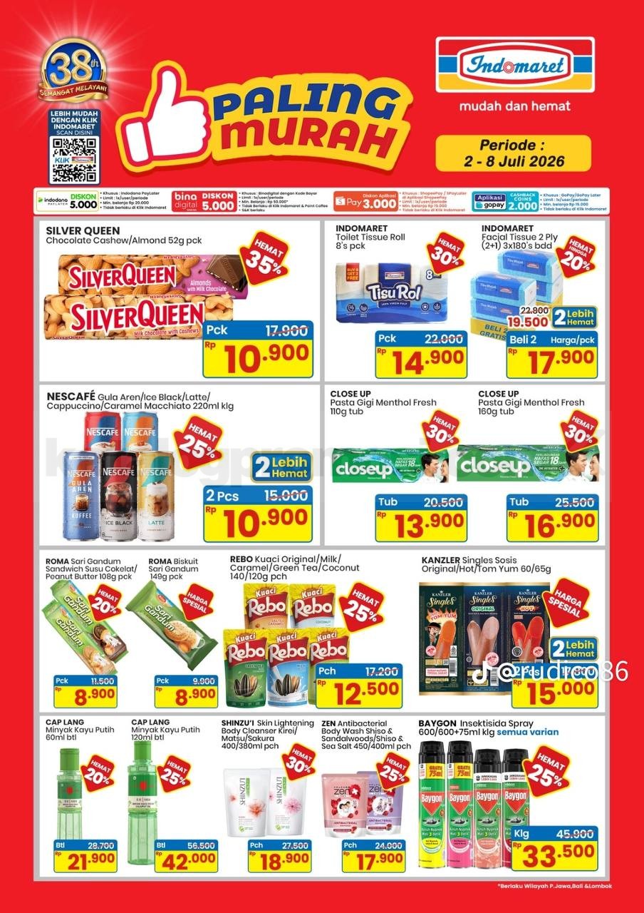 Promo JSM INDOMARET MINGGU INI 02-05 Juli 2026