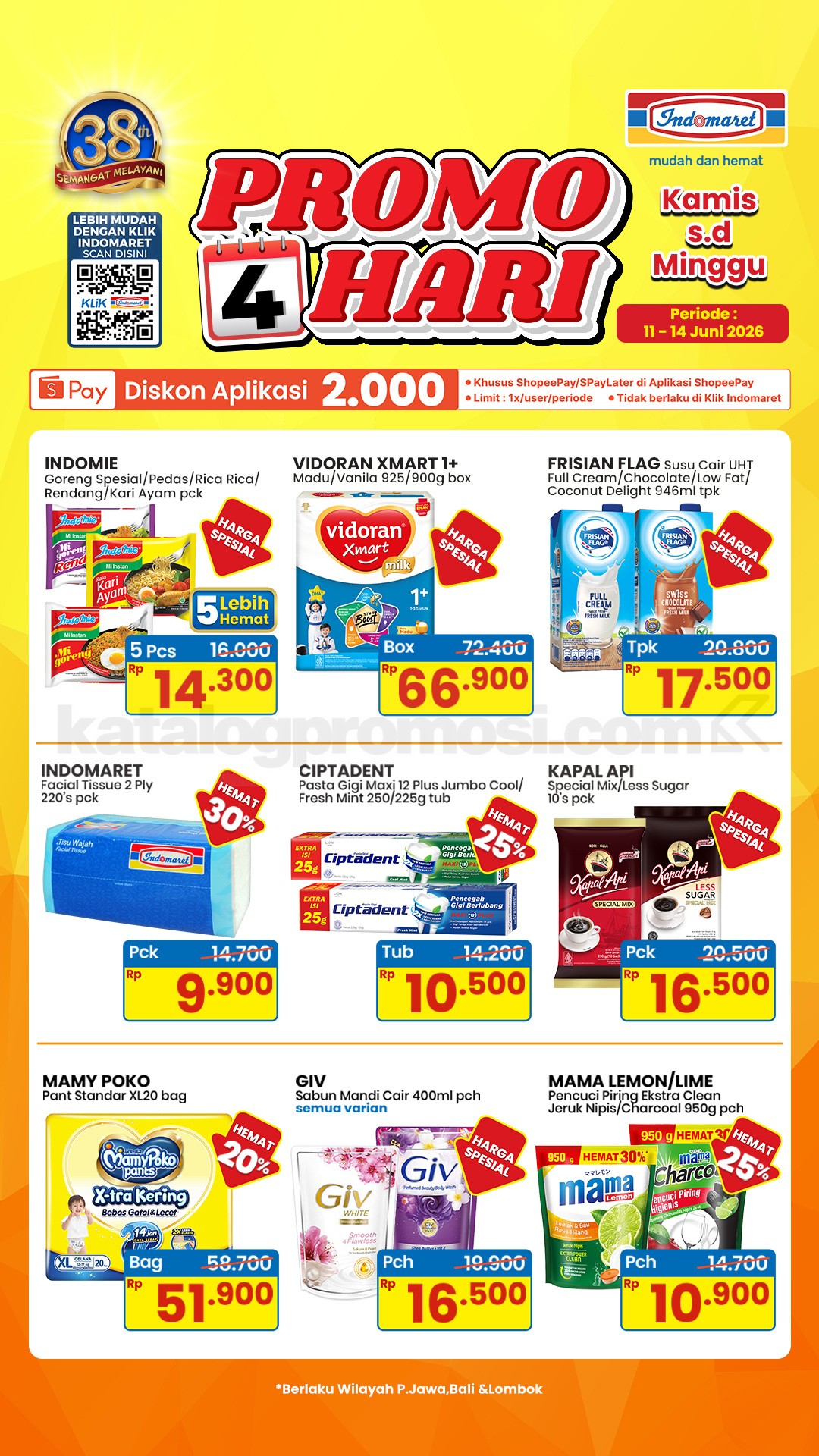 Promo JSM INDOMARET MINGGU INI 11-14 Juni 2026