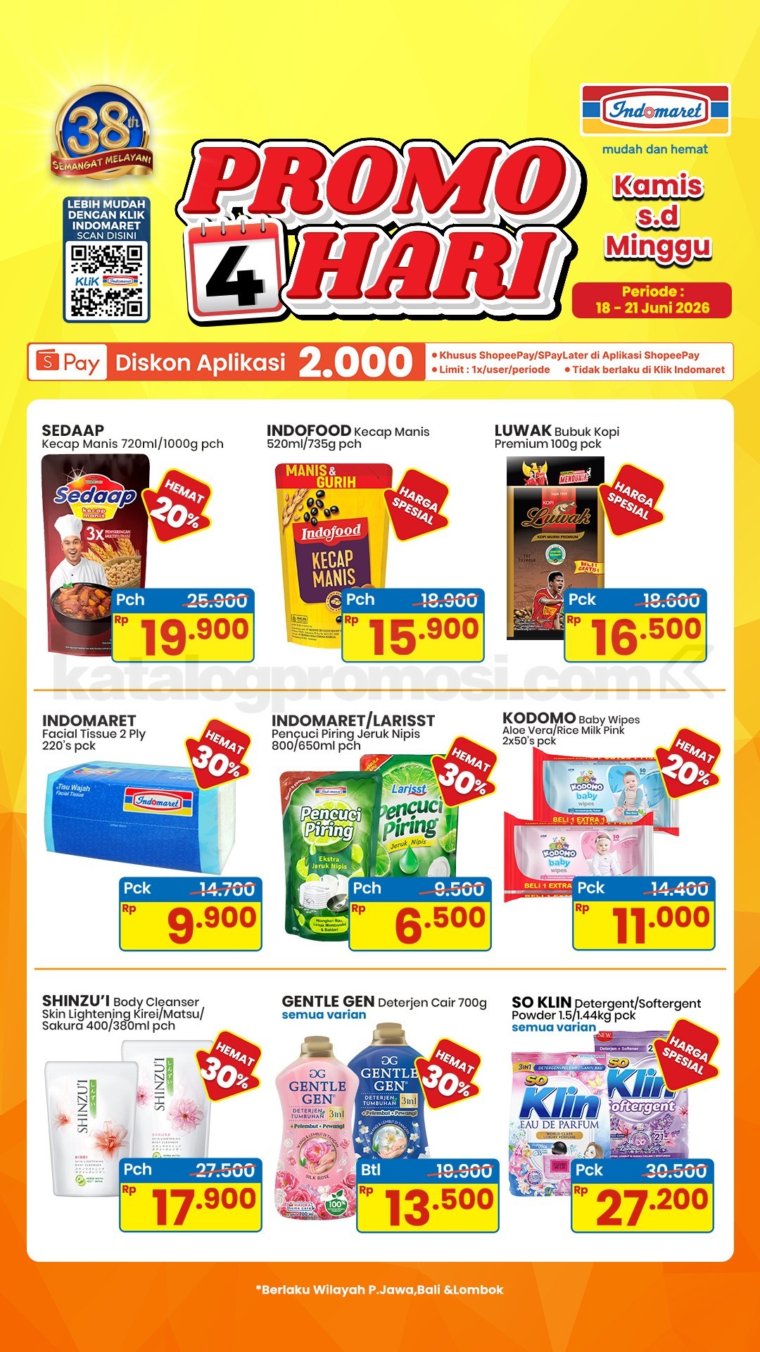 Promo JSM INDOMARET MINGGU INI 18-21 Juni 2026