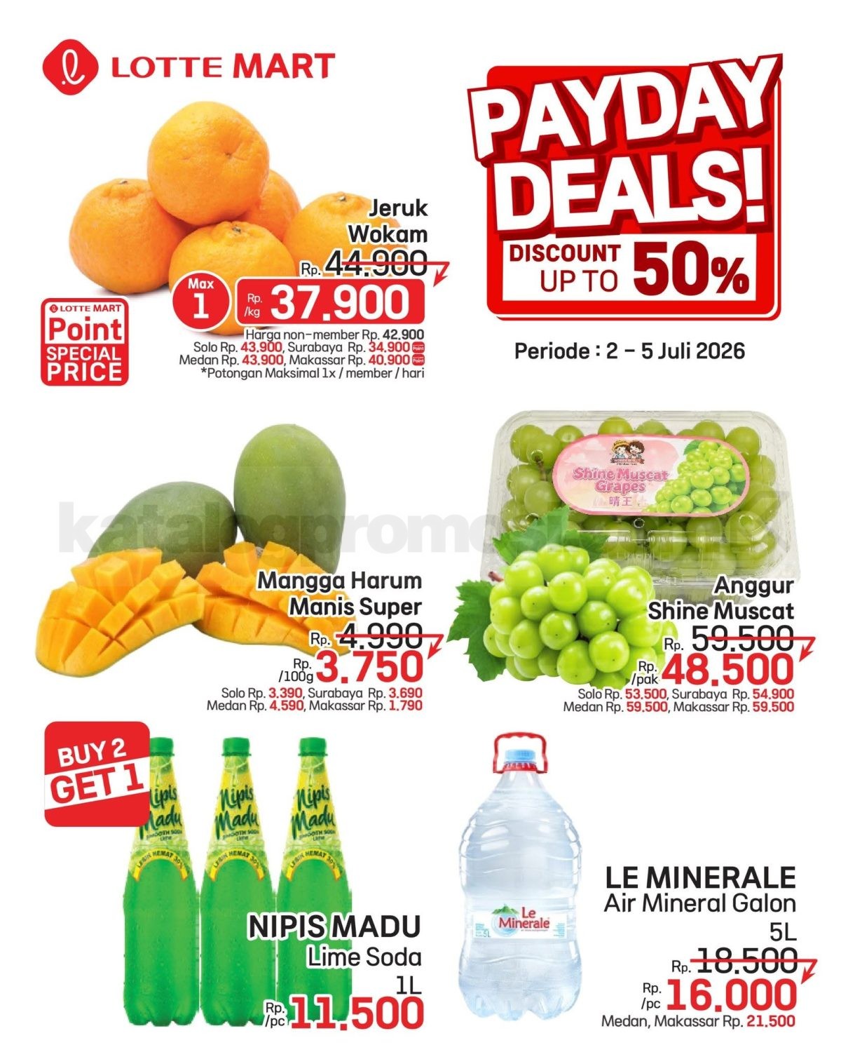Promo JSM LOTTEMART WEEKEND 02-05 Juli 2026