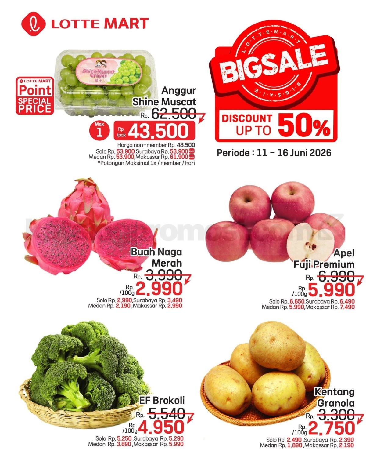 Promo JSM LOTTEMART WEEKEND 11-14 Juni 2026