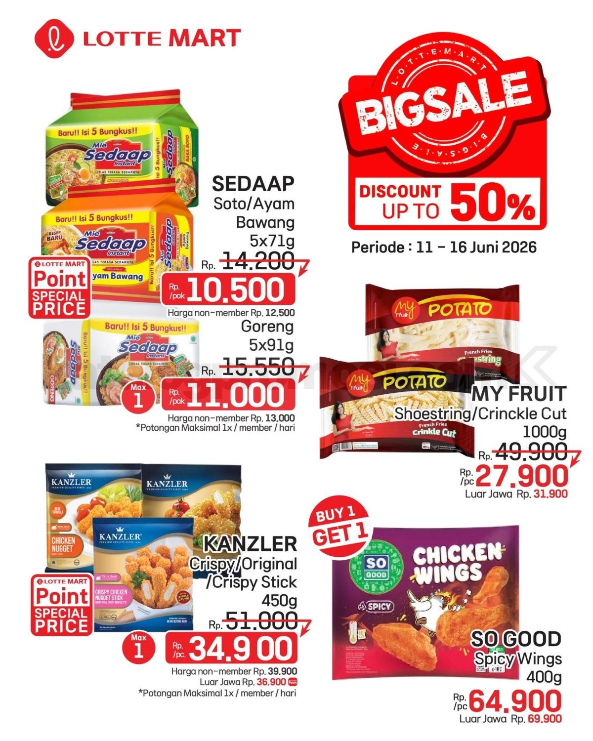 Promo JSM LOTTEMART WEEKEND 11-14 Juni 2026 Promo JSM LOTTEMART WEEKEND 11-14 Juni 2026 6