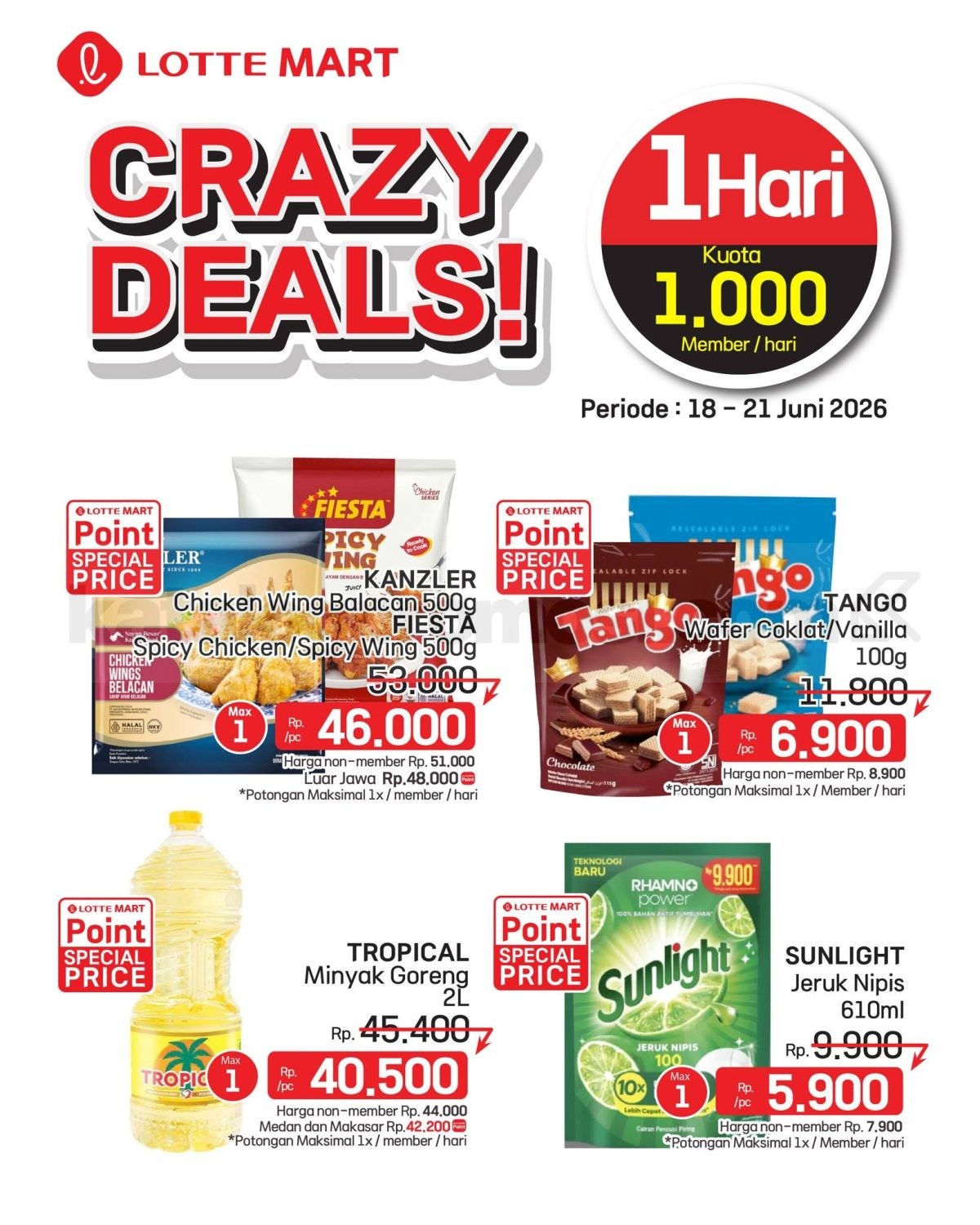 Promo JSM LOTTEMART WEEKEND 18-21 Juni 2026