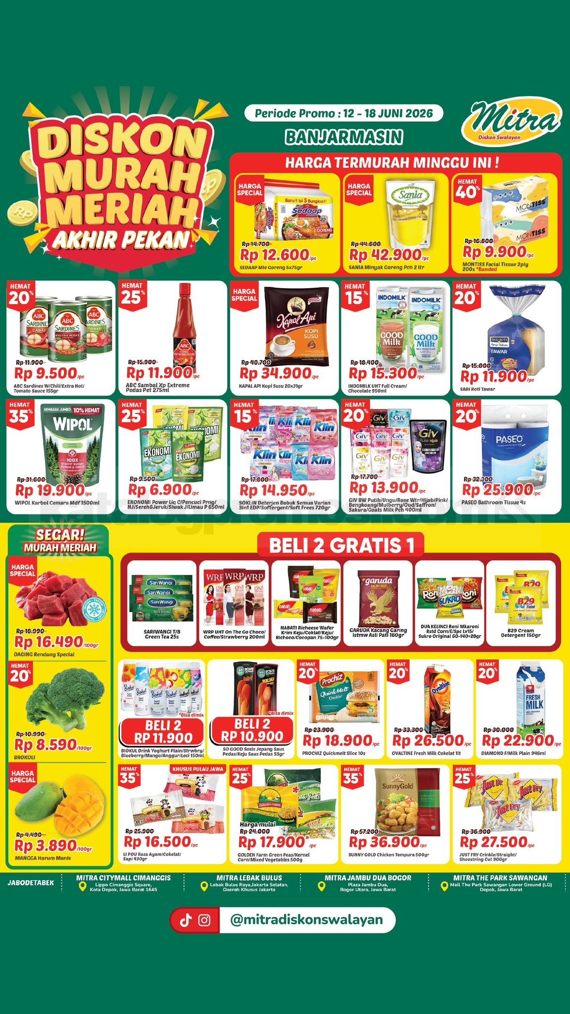 Promo JSM Mitra Diskon Swalayan Akhir Pekan 12-18 Juni 2026