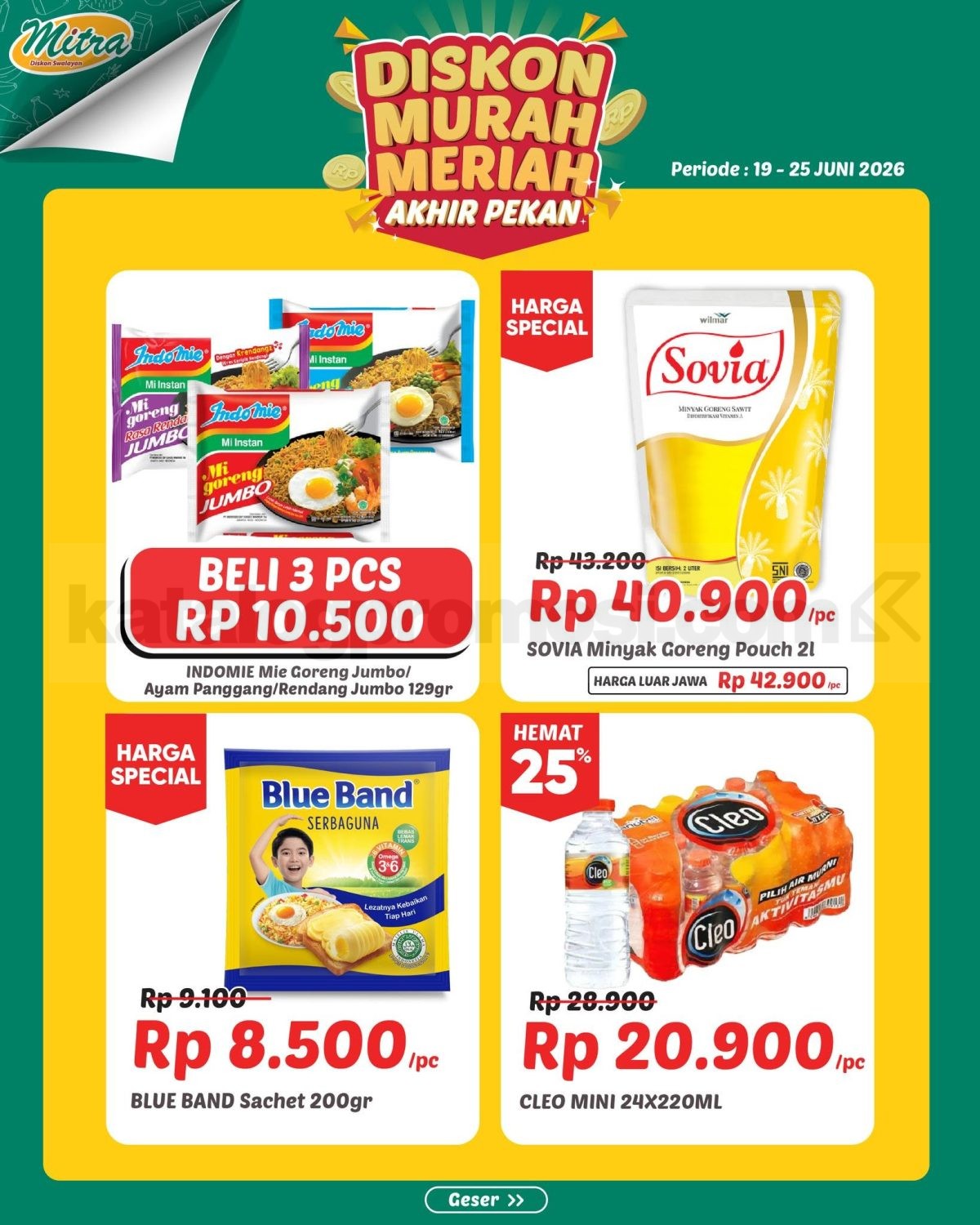 Promo JSM Mitra Diskon Swalayan Akhir Pekan 19-25 Juni 2026