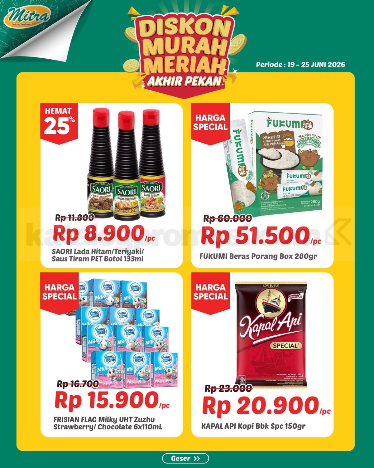 Promo JSM Mitra Diskon Swalayan Akhir Pekan 19-25 Juni 2026