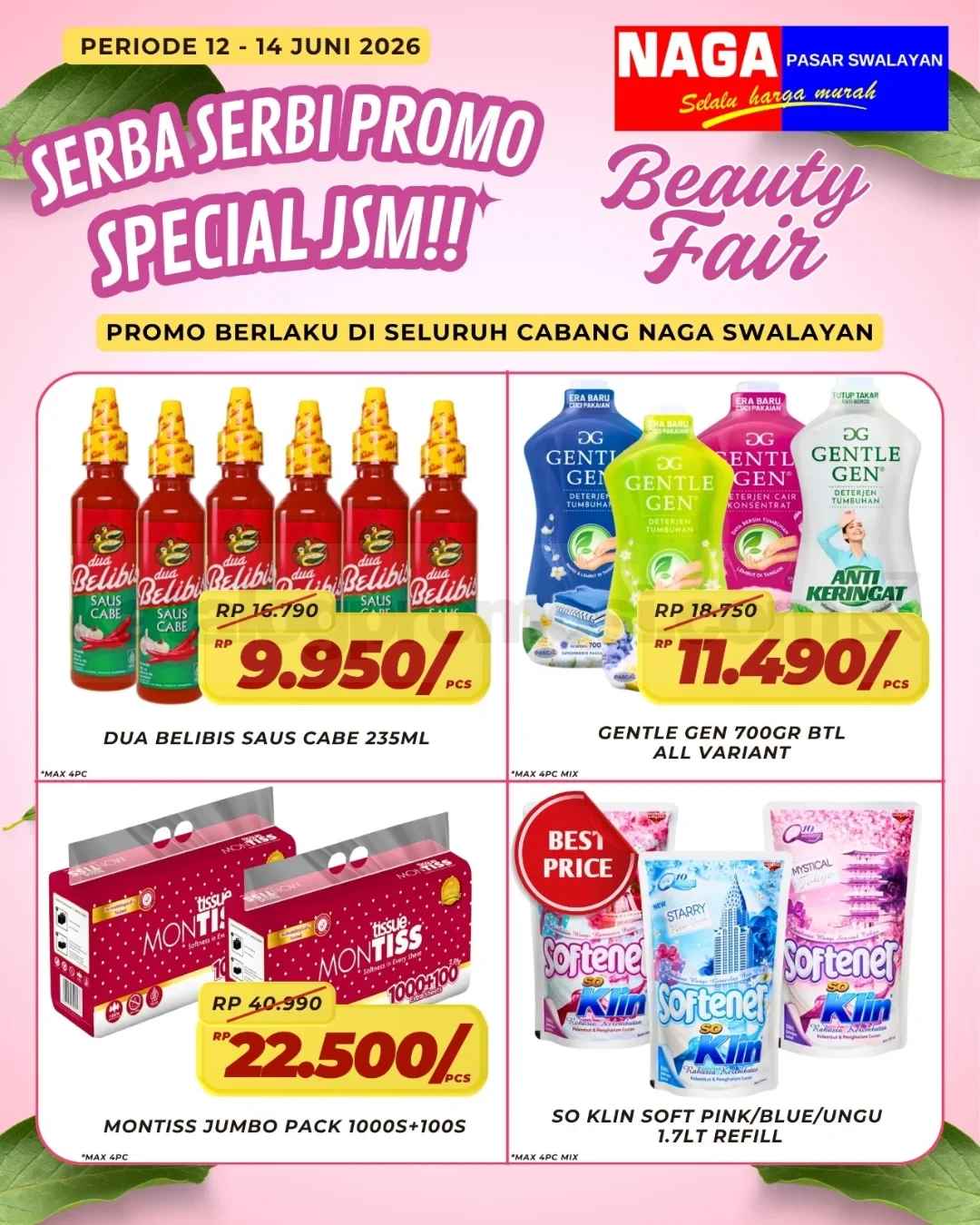 Promo JSM Naga Swalayan Weekend 12-14 Juni 2026