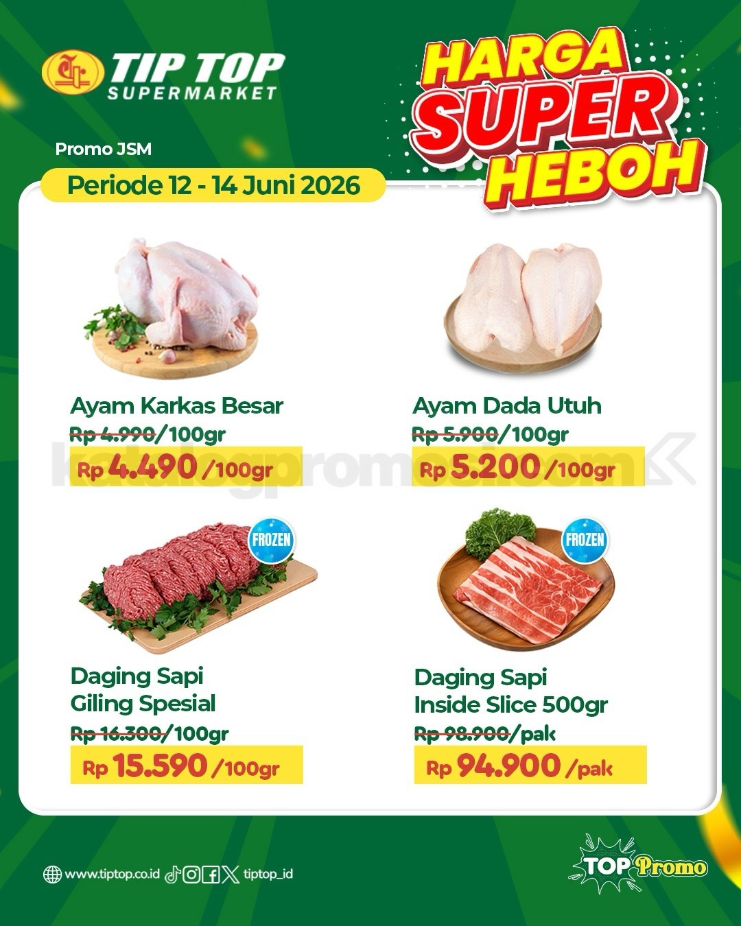 Promo JSM TIP TOP Supermarket 12-14 Juni 2026