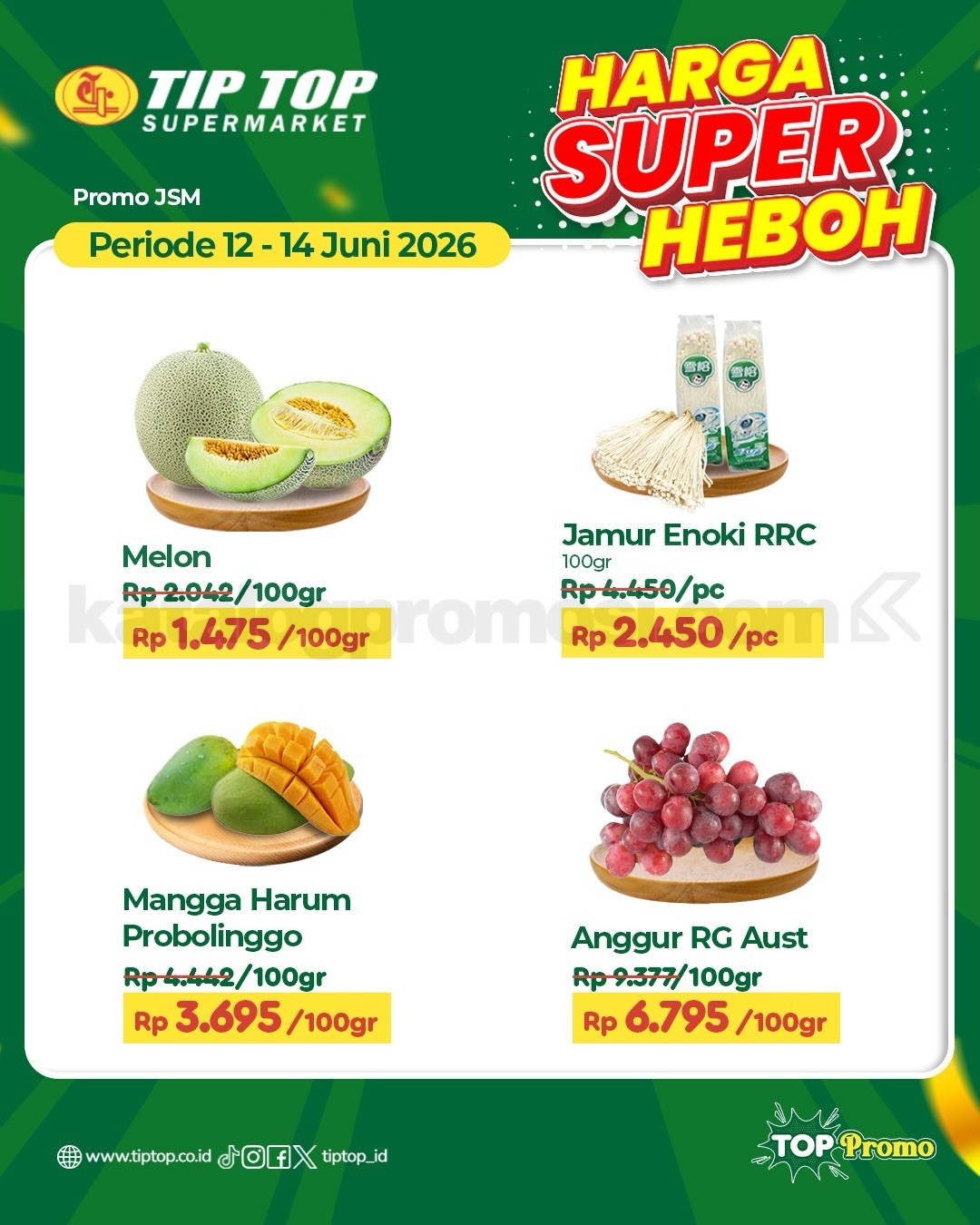 Promo JSM TIP TOP Supermarket 12-14 Juni 2026