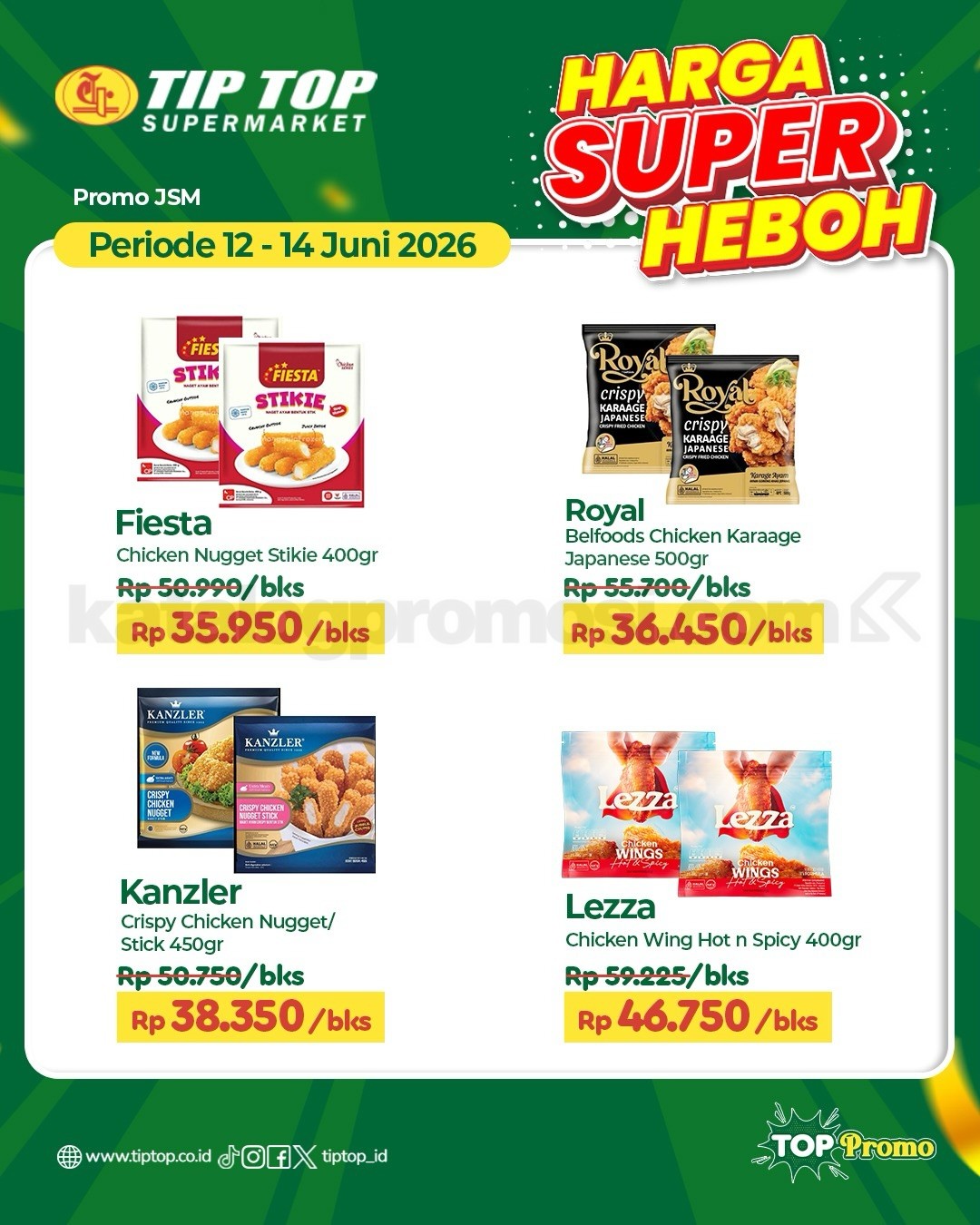 Promo JSM TIP TOP Supermarket 12-14 Juni 2026