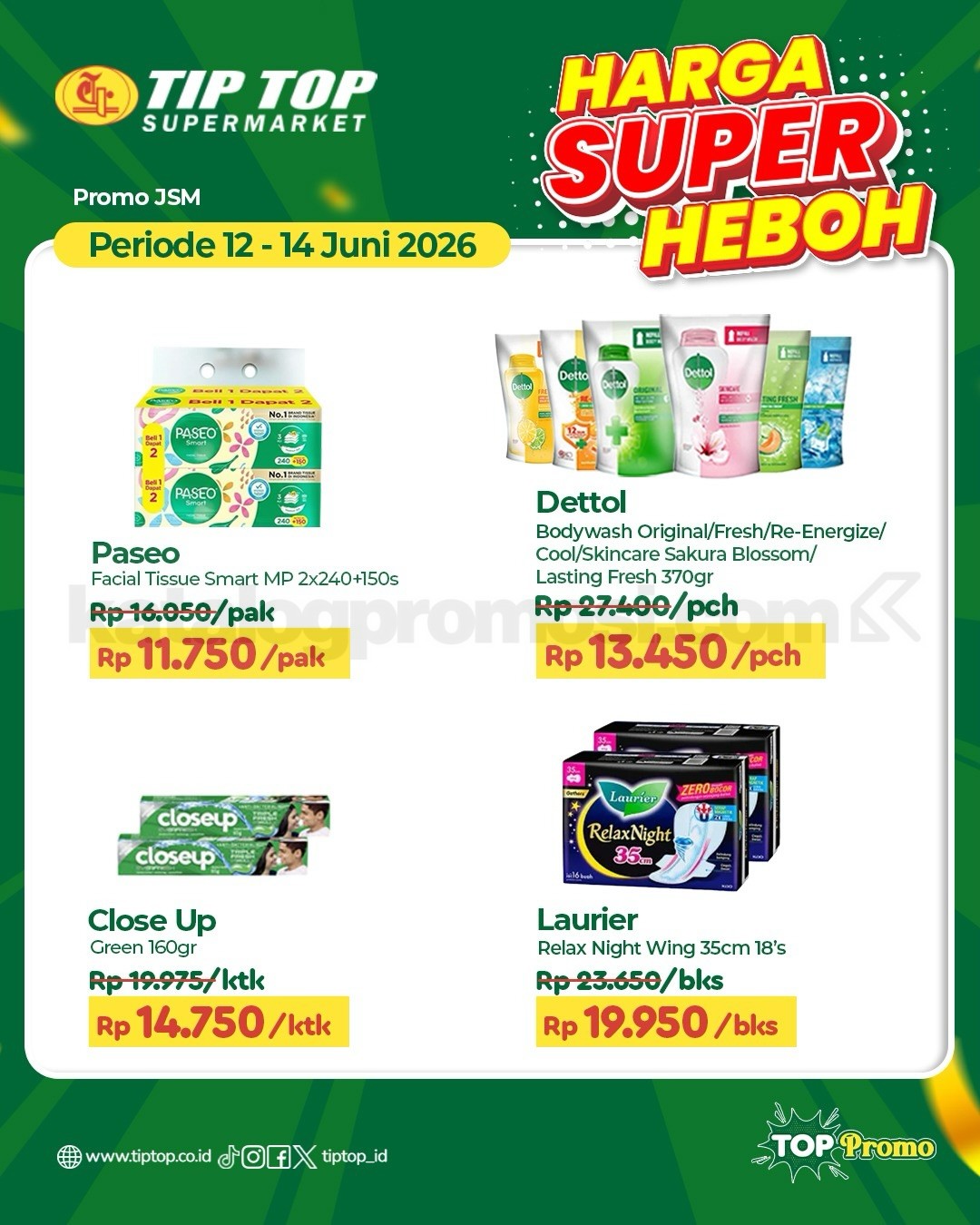 Promo JSM TIP TOP Supermarket 12-14 Juni 2026 Promo JSM TIP TOP Supermarket 12-14 Juni 2026 6
