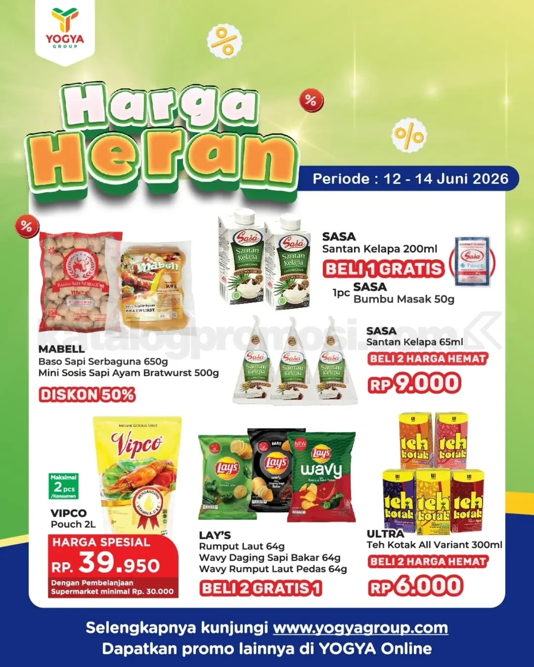 Promo JSM TOSERBA YOGYA HARGA HERAN 12-14 Juni 2026