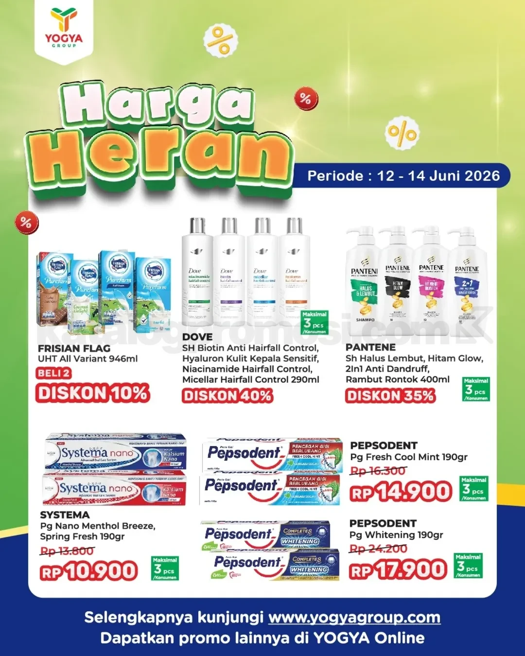 Promo JSM TOSERBA YOGYA HARGA HERAN 12-14 Juni 2026