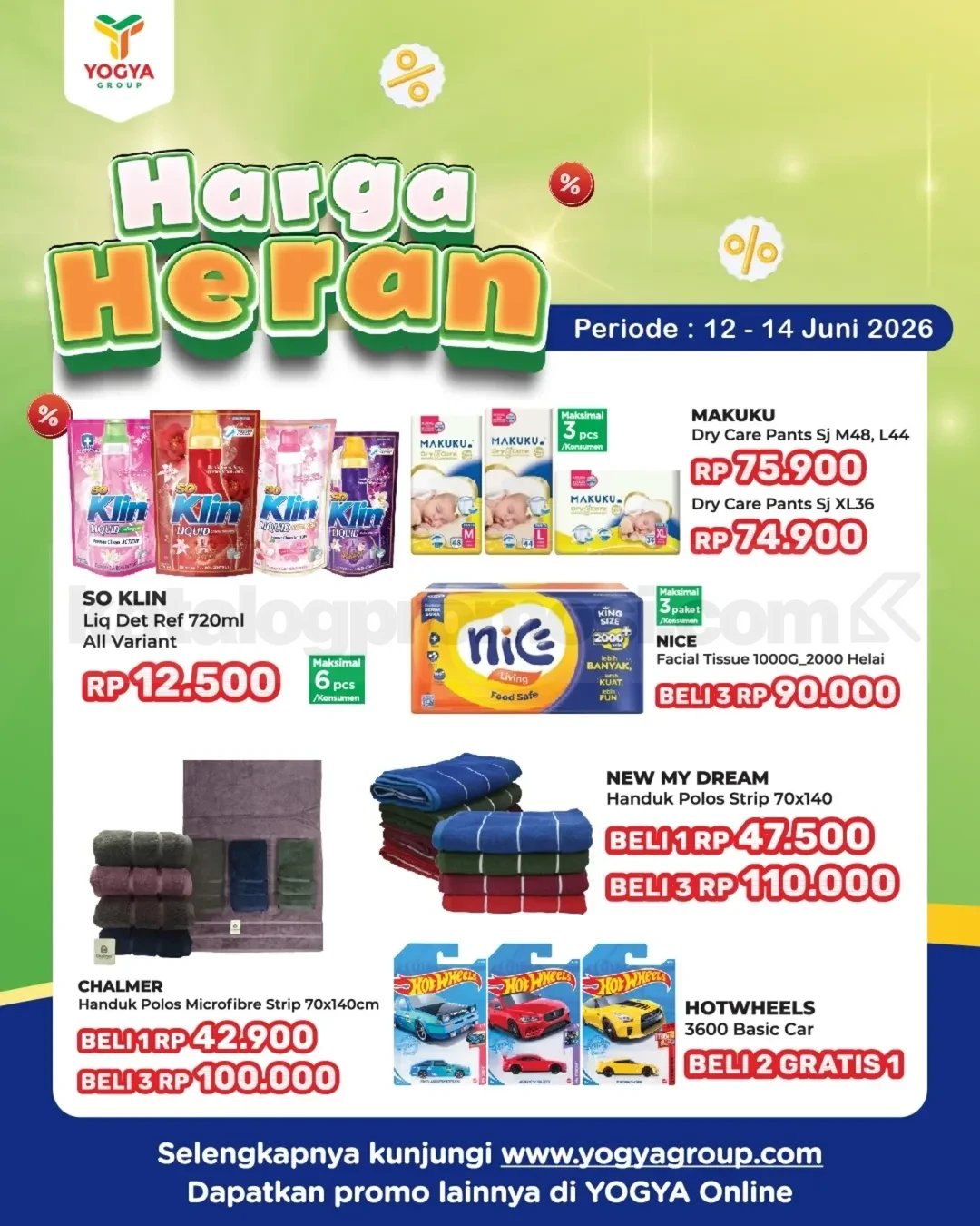 Promo JSM TOSERBA YOGYA HARGA HERAN 12-14 Juni 2026